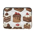thumbnail image 1 of FORMRS 15-15.6 inch Laptop Sleeve Case Soft Carrying Quilted Computer Bag Cover, White Sweet Cakes, 1 of 7