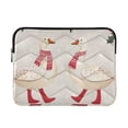 thumbnail image 1 of FORMRS 15"-15.6" Laptop Sleeve Protective Case Soft Carrying Quilted Computer Bag Cover, Winter Geese, 1 of 7