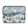 thumbnail image 1 of FORMRS 15-15.6 inch Laptop Sleeve Case Soft Carrying Quilted Computer Bag Cover, Winter Village Serenity, 1 of 7