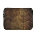 thumbnail image 1 of FORMRS 15"-15.6" Laptop Sleeve Protective Case Soft Carrying Quilted Computer Bag Cover, Wood Grain, 1 of 7