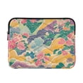 thumbnail image 1 of FORMRS 15-15.6 inch Laptop Sleeve Case Soft Carrying Quilted Computer Bag Cover, Yellow Floral Wave, 1 of 7