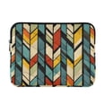 thumbnail image 1 of FORMRS 15"-15.6" Laptop Sleeve Protective Case Soft Carrying Quilted Computer Bag Cover, Yellow Geometric, 1 of 7
