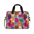thumbnail image 1 of FORMRS 16" Laptop Bag Carrying Sleeve Case with Handle Travel Shoulder Briefcase, Abstract Geometric Pattern, 1 of 8