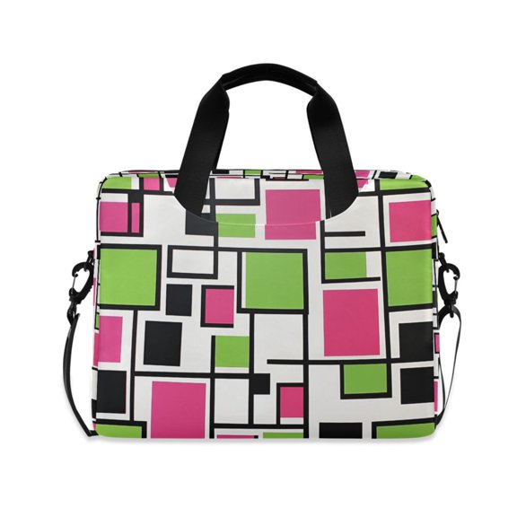 FORMRS 16" Laptop Sleeve Bag Carrying Case with Handle Travel Shoulder Briefcase, Abstract Geometric