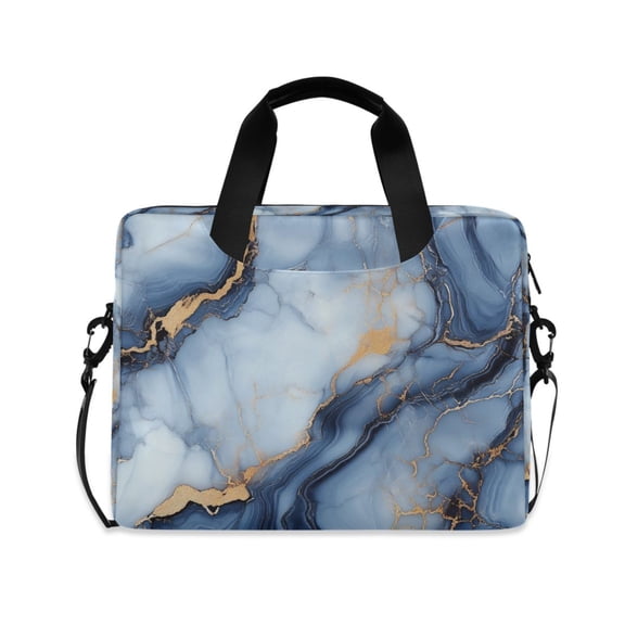 FORMRS 16" Laptop Sleeve Bag Carrying Case with Handle Travel Shoulder Briefcase, Abstract Marble Pattern