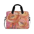thumbnail image 1 of FORMRS 16" Laptop Bag Carrying Sleeve Case with Handle Travel Shoulder Briefcase, Abstract Pink Flowers, 1 of 8