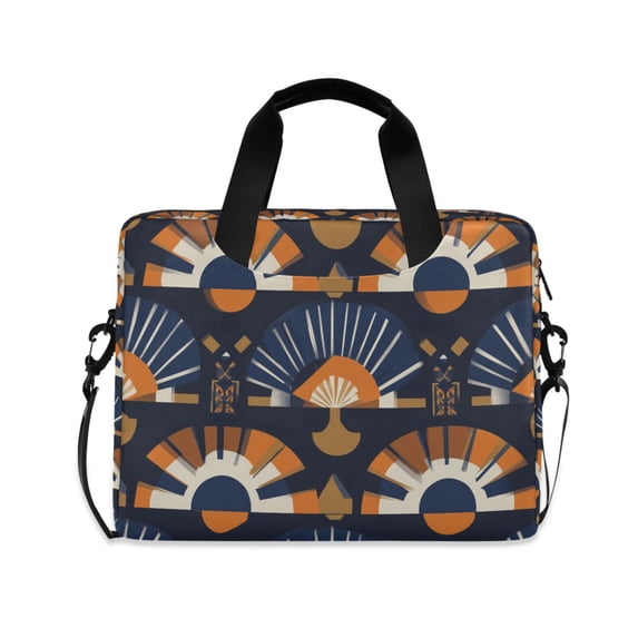 FORMRS 16" Laptop Sleeve Bag Carrying Case with Handle Travel Shoulder Briefcase, Art Geometric Pattern