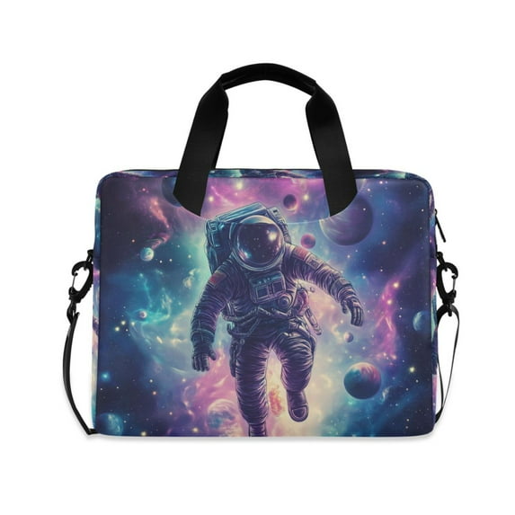 FORMRS 16" Laptop Sleeve Bag Carrying Case with Handle Travel Shoulder Briefcase, Astronaut Pattern
