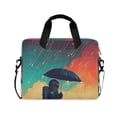 thumbnail image 1 of FORMRS 16" Laptop Bag Carrying Sleeve Case with Handle Travel Shoulder Briefcase, Astronaut and Sky, 1 of 8