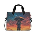 thumbnail image 1 of FORMRS 16" Laptop Sleeve Bag Carrying Case with Handle Travel Shoulder Briefcase, Astronaut at Dawn, 1 of 8