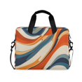 thumbnail image 1 of FORMRS 16" Laptop Sleeve Bag Carrying Case with Handle Travel Shoulder Briefcase, Beige Abstract Wavy, 1 of 8
