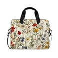 thumbnail image 1 of FORMRS 16" Laptop Bag Carrying Sleeve Case with Handle Travel Shoulder Briefcase, Beige Floral, 1 of 8