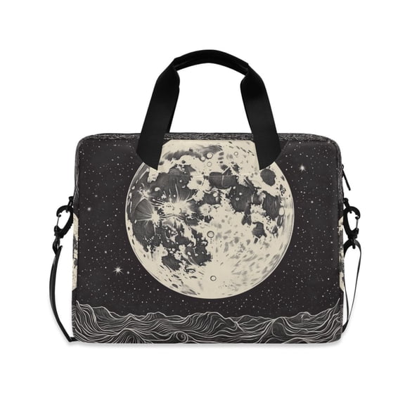 FORMRS 16" Laptop Sleeve Bag Carrying Case with Handle Travel Shoulder Briefcase, Beige Moon