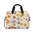 thumbnail image 1 of FORMRS 16" Laptop Bag Carrying Sleeve Case with Handle Travel Shoulder Briefcase, Beige Retro Rainbow, 1 of 8