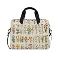thumbnail image 1 of FORMRS 16" Laptop Bag Carrying Sleeve Case with Handle Travel Shoulder Briefcase, Beige Wildflowers, 1 of 8