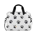 thumbnail image 1 of FORMRS 16" Laptop Bag Carrying Sleeve Case with Handle Travel Shoulder Briefcase, Black Cartoon Cat Paw, 1 of 8