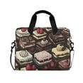 thumbnail image 1 of FORMRS 16" Laptop Sleeve Bag Carrying Case with Handle Travel Shoulder Briefcase, Black Chocolate Cakes, 1 of 8