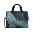 thumbnail image 1 of FORMRS 16" Laptop Bag Carrying Sleeve Case with Handle Travel Shoulder Briefcase, Black Marble, 1 of 8
