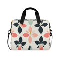 thumbnail image 1 of FORMRS 16" Laptop Bag Carrying Sleeve Case with Handle Travel Shoulder Briefcase, Black Retro Flower, 1 of 8