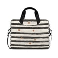 thumbnail image 1 of FORMRS 16" Laptop Bag Carrying Sleeve Case with Handle Travel Shoulder Briefcase, Black Stripes, 1 of 8