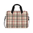 thumbnail image 1 of FORMRS 16" Laptop Bag Carrying Sleeve Case with Handle Travel Shoulder Briefcase, Black Tartan, 1 of 8
