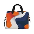 thumbnail image 1 of FORMRS 16" Laptop Bag Carrying Sleeve Case with Handle Travel Shoulder Briefcase, Blue Abstract Wavy, 1 of 8