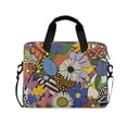 thumbnail image 1 of FORMRS 16" Laptop Bag Carrying Sleeve Case with Handle Travel Shoulder Briefcase, Blue Floral, 1 of 8