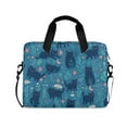 thumbnail image 1 of FORMRS 16" Laptop Sleeve Bag Carrying Case with Handle Travel Shoulder Briefcase, Blue Forest Cat Pattern, 1 of 8