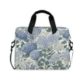thumbnail image 1 of FORMRS 16" Laptop Bag Carrying Sleeve Case with Handle Travel Shoulder Briefcase, Blue Hydrangeas Pattern, 1 of 8