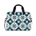 thumbnail image 1 of FORMRS 16" Laptop Bag Carrying Sleeve Case with Handle Travel Shoulder Briefcase, Blue Mosaic Pattern, 1 of 8