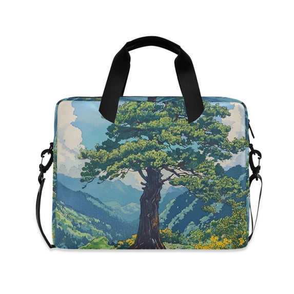 FORMRS 16" Laptop Bag Carrying Sleeve Case with Handle Travel Shoulder Briefcase, Blue Mountain