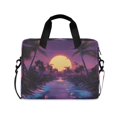thumbnail image 1 of FORMRS 16" Laptop Bag Carrying Sleeve Case with Handle Travel Shoulder Briefcase, Blue Neon Road, 1 of 8