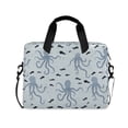 thumbnail image 1 of FORMRS 16" Laptop Bag Carrying Sleeve Case with Handle Travel Shoulder Briefcase, Blue Octopus Pattern, 1 of 8