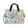 thumbnail image 1 of FORMRS 16" Laptop Sleeve Bag Carrying Case with Handle Travel Shoulder Briefcase, Blue Wildflower Pattern, 1 of 8