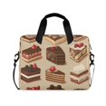 thumbnail image 1 of FORMRS 16" Laptop Sleeve Bag Carrying Case with Handle Travel Shoulder Briefcase, Brown Cakes, 1 of 8