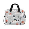thumbnail image 1 of FORMRS 16" Laptop Bag Carrying Sleeve Case with Handle Travel Shoulder Briefcase, Cartoon Blue Houses, 1 of 8