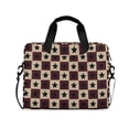 thumbnail image 1 of FORMRS 16" Laptop Bag Carrying Sleeve Case with Handle Travel Shoulder Briefcase, Checkered Stars Pattern, 1 of 8
