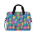 thumbnail image 1 of FORMRS 16" Laptop Bag Carrying Sleeve Case with Handle Travel Shoulder Briefcase, Colorful Geometric Pattern, 1 of 8