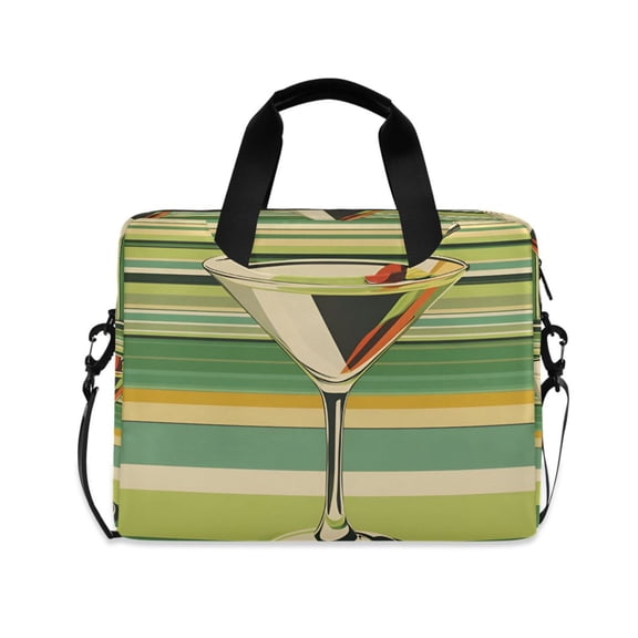 FORMRS 16" Laptop Sleeve Bag Carrying Case with Handle Travel Shoulder Briefcase, Colorful Martini