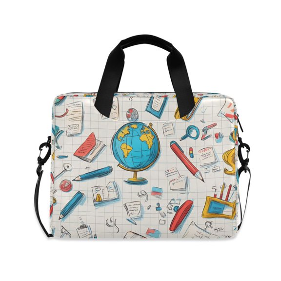 FORMRS 16" Laptop Sleeve Bag Carrying Case with Handle Travel Shoulder Briefcase, Colorful School