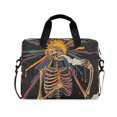 thumbnail image 1 of FORMRS 16" Laptop Bag Carrying Sleeve Case with Handle Travel Shoulder Briefcase, Colorful Skeleton Sun, 1 of 8