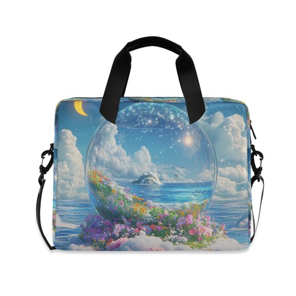 FORMRS 16" Laptop Sleeve Bag Carrying Case with Handle Travel Shoulder Briefcase, Crystal Ocean