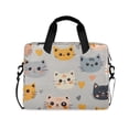 thumbnail image 1 of FORMRS 16" Laptop Bag Carrying Sleeve Case with Handle Travel Shoulder Briefcase, Cute Cartoon Cat, 1 of 8