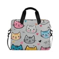 thumbnail image 1 of FORMRS 16" Laptop Bag Carrying Sleeve Case with Handle Travel Shoulder Briefcase, Cute Cat Pattern, 1 of 8
