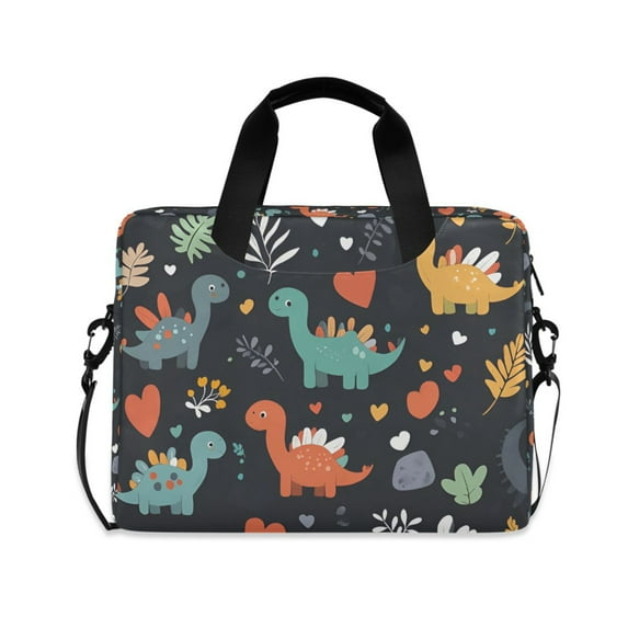 FORMRS 16" Laptop Sleeve Bag Carrying Case with Handle Travel Shoulder Briefcase, Cute Dinosaur