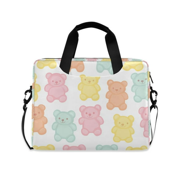 FORMRS 16" Laptop Sleeve Bag Carrying Case with Handle Travel Shoulder Briefcase, Cute Gummy Bears Pattern
