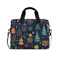thumbnail image 1 of FORMRS 16" Laptop Sleeve Bag Carrying Case with Handle Travel Shoulder Briefcase, Dark Blue Christmas, 1 of 8
