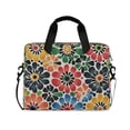 thumbnail image 1 of FORMRS 16" Laptop Sleeve Bag Carrying Case with Handle Travel Shoulder Briefcase, Dark Floral, 1 of 8