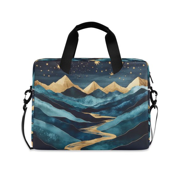 FORMRS 16" Laptop Sleeve Bag Carrying Case with Handle Travel Shoulder Briefcase, Dark Mountains