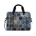 thumbnail image 1 of FORMRS 16" Laptop Bag Carrying Sleeve Case with Handle Travel Shoulder Briefcase, Elegant Hexagon Pattern, 1 of 8